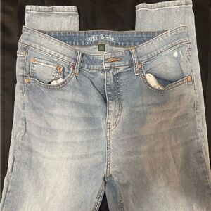 wild fable Light Blue High-Rise Straight Jeans